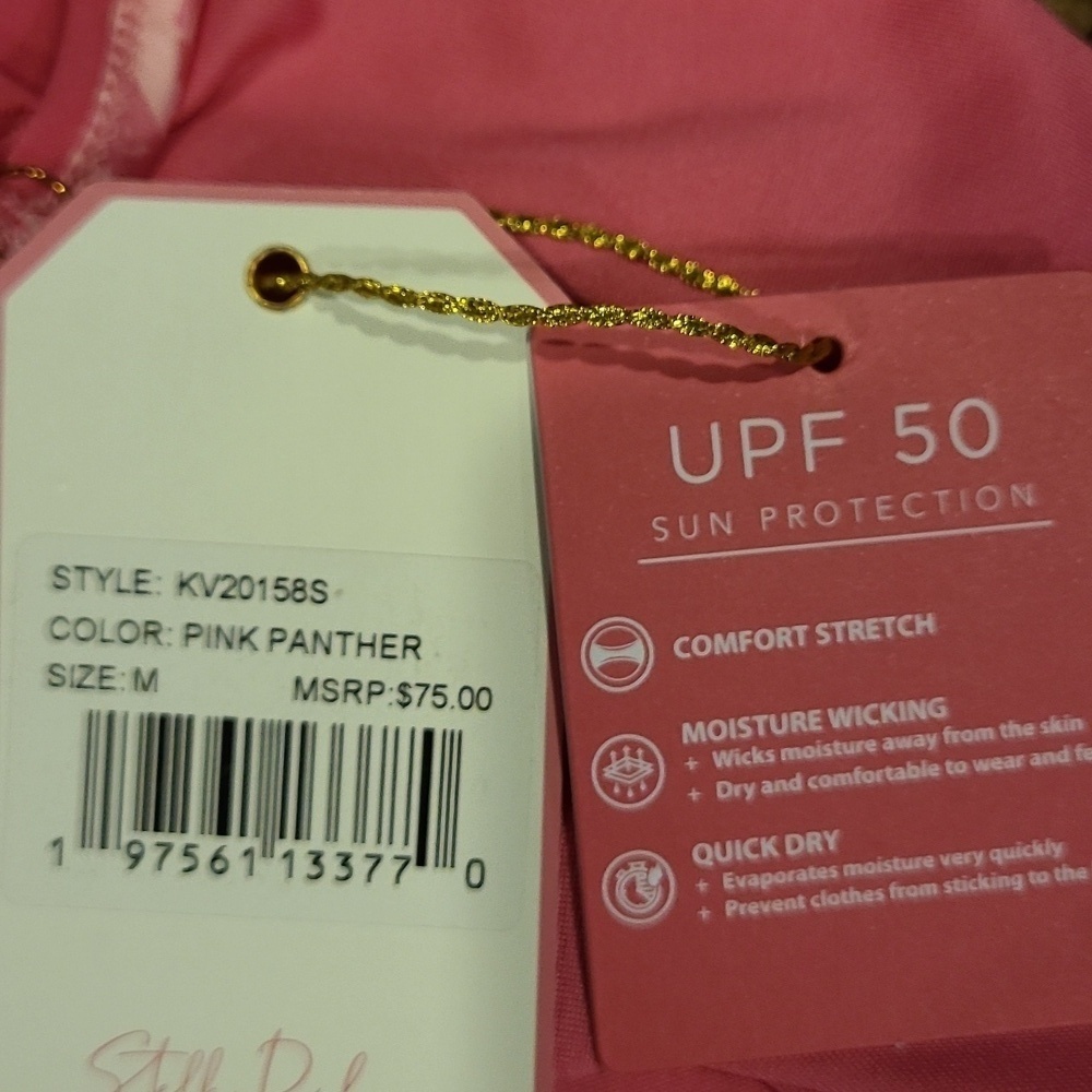 STELLA PARKER Polo Shirt Women Pink Golf Tennis Ruffle Raglan Sleeveless NWT - Picture 4 of 4